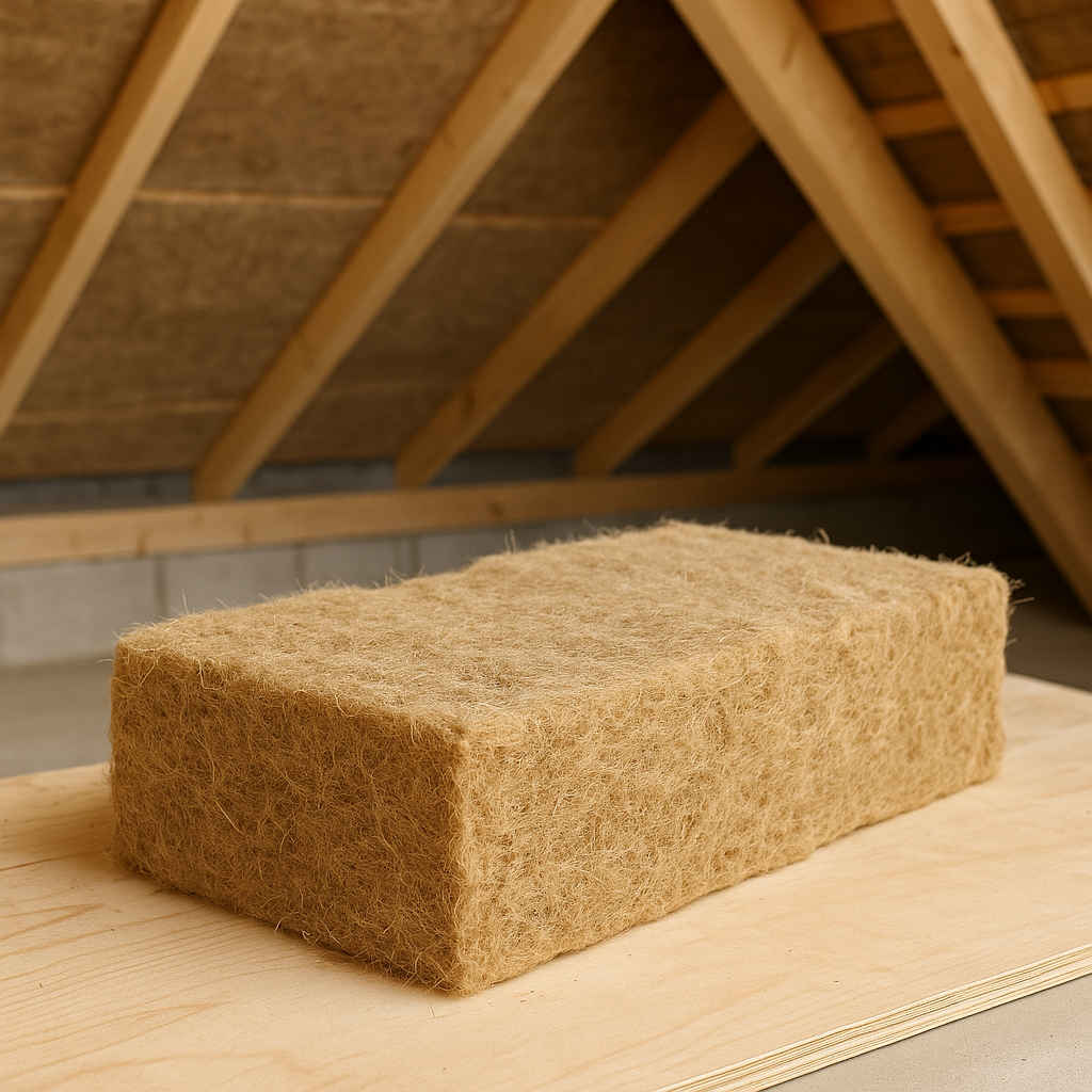 Holzfaser Materialbeispiel